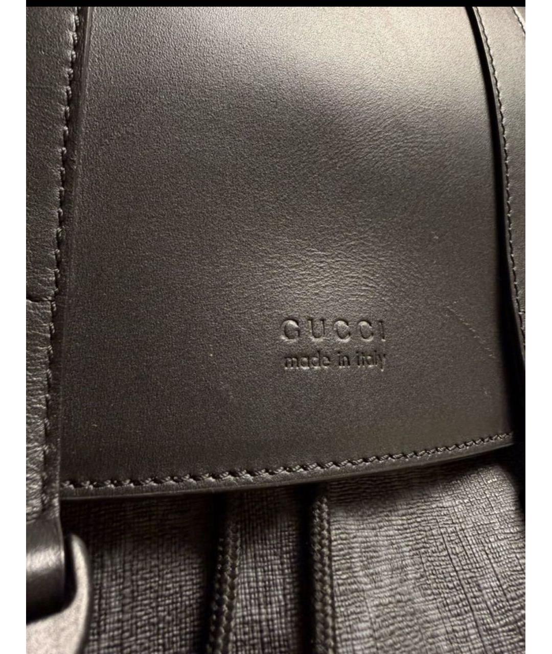 GUCCI Черный рюкзак, фото 3