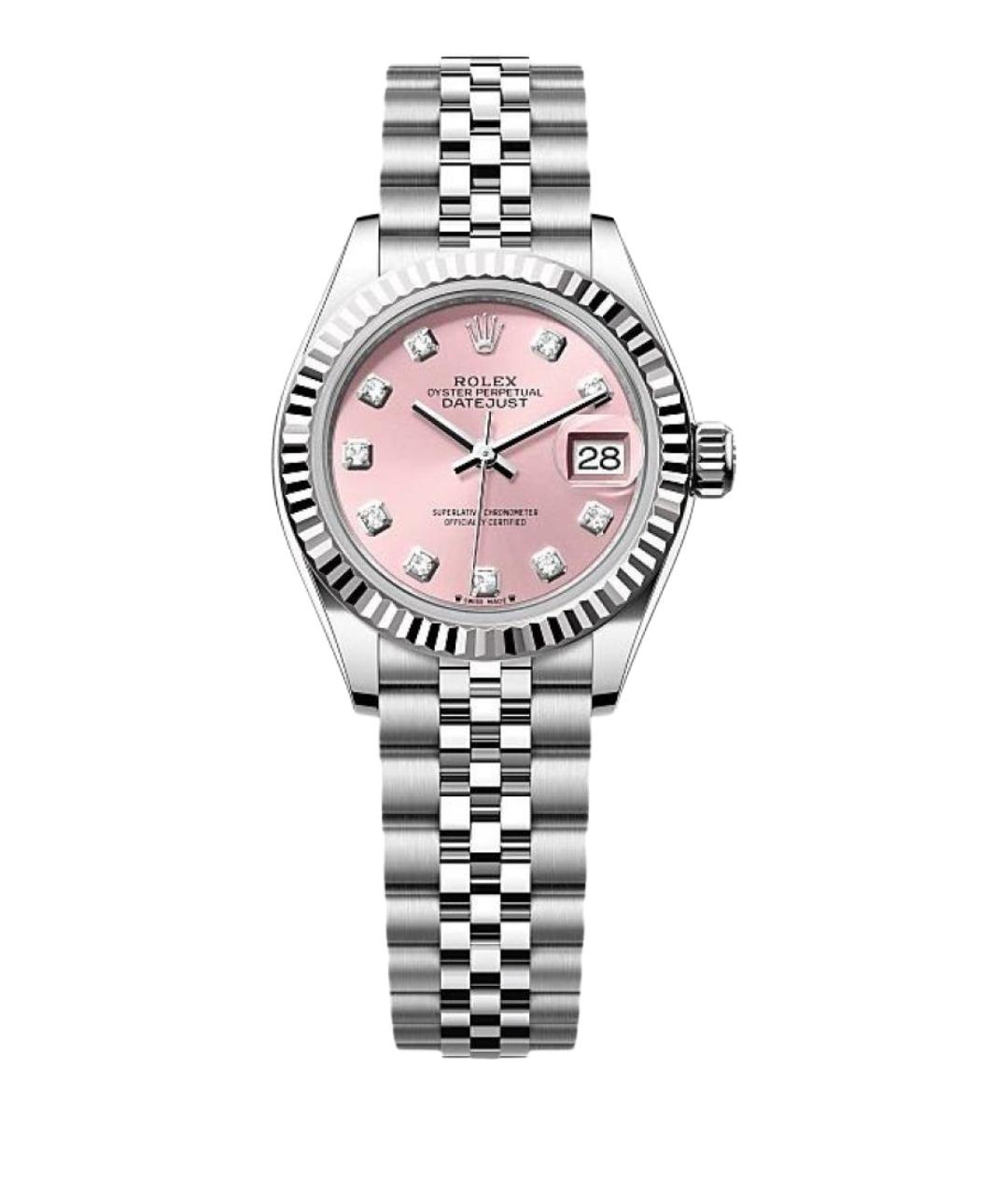 ROLEX Серебряные металлические часы, фото 1