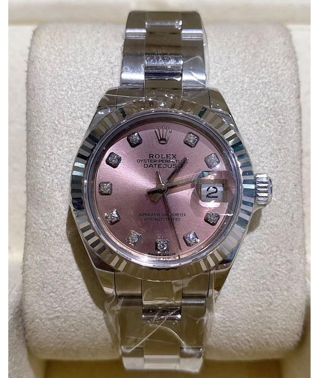 ROLEX Серебряные металлические часы, фото 2
