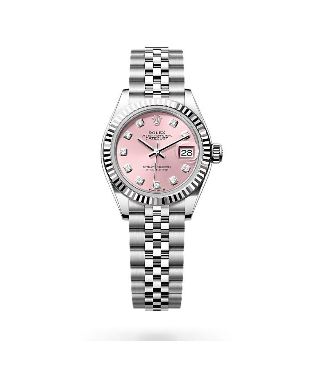ROLEX Серебряные металлические часы, фото 6