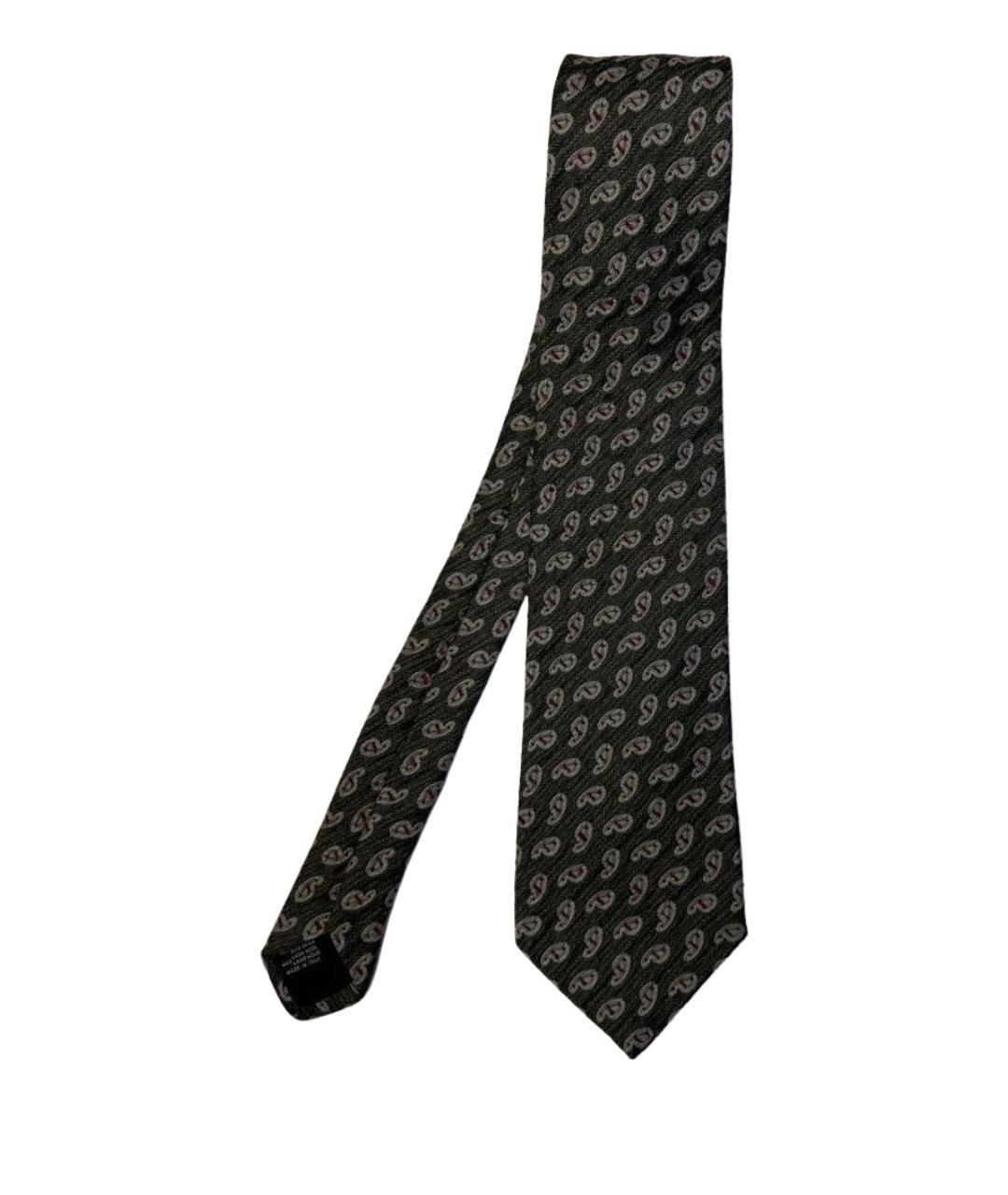HUGO BOSS Хаки шерстяной галстук, фото 1