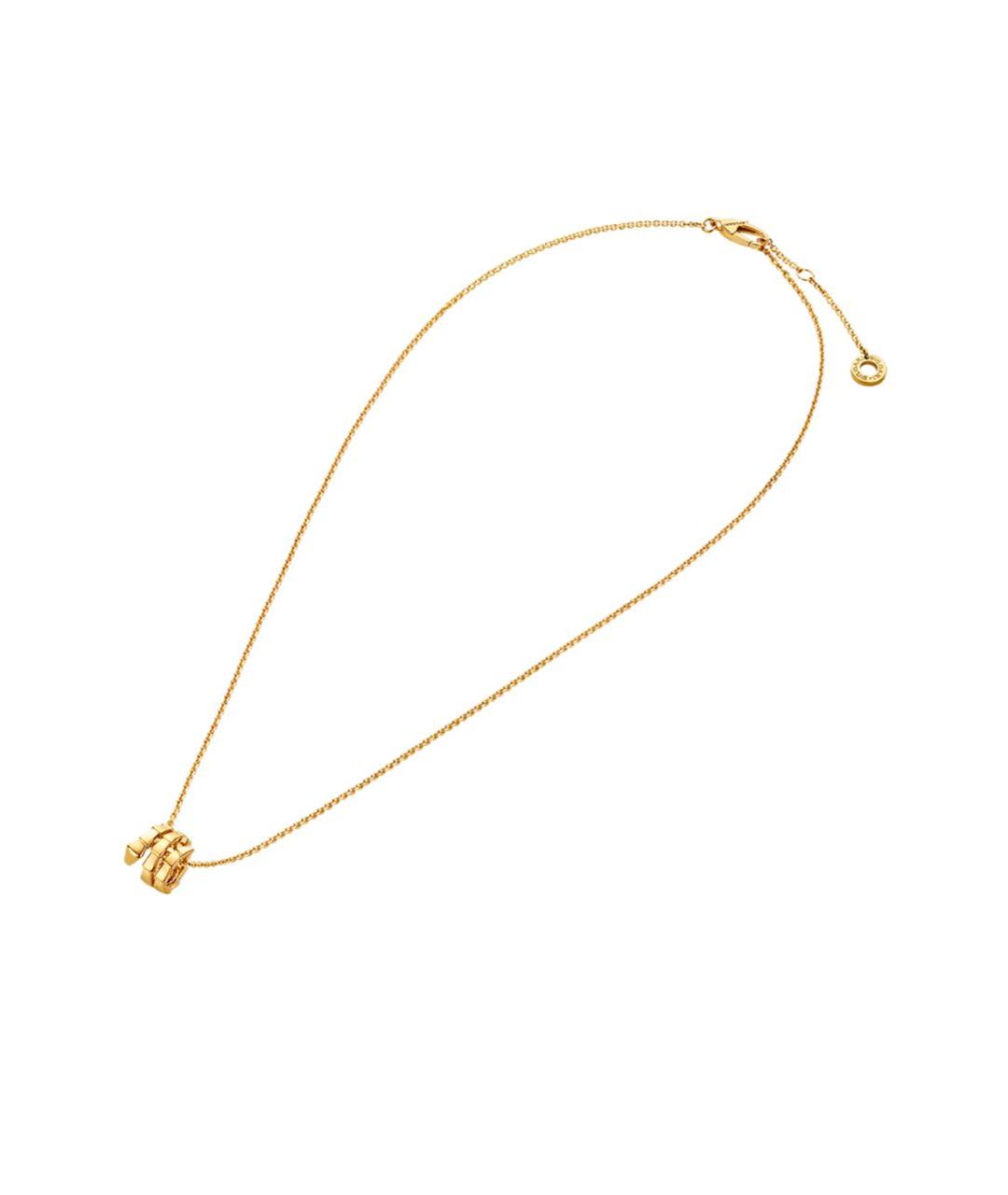BVLGARI Золотое колье из желтого золота, фото 2