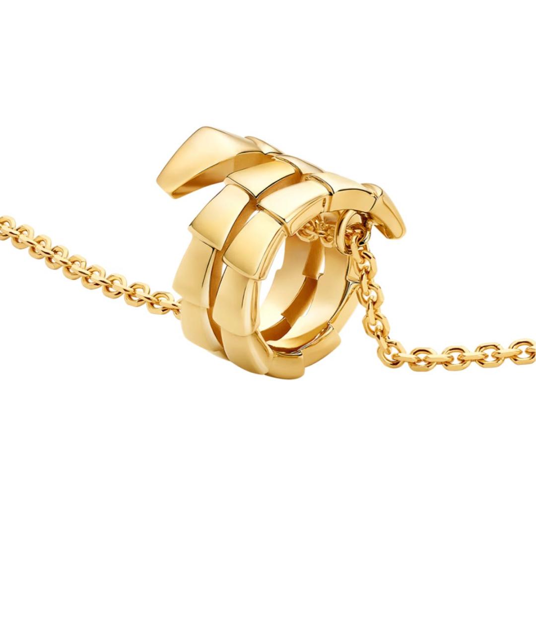 BVLGARI Золотое колье из желтого золота, фото 3