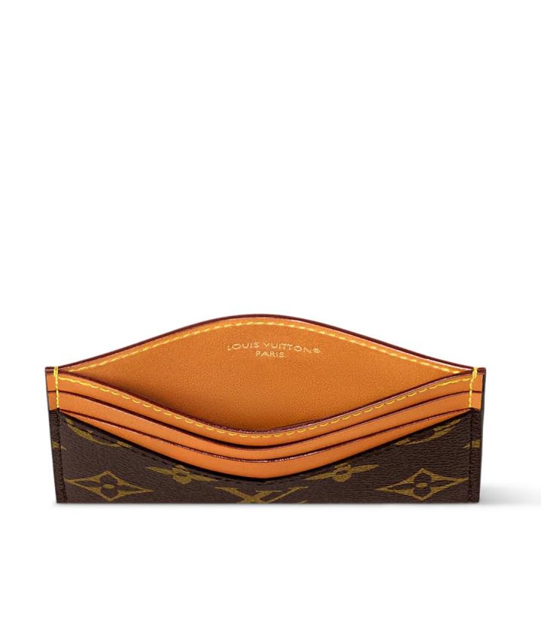 LOUIS VUITTON Коричневый кардхолдер, фото 2