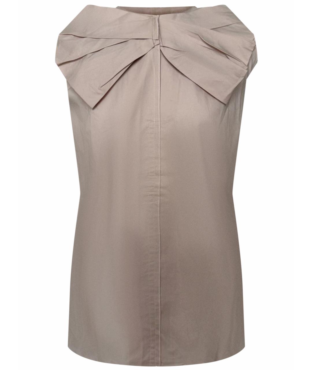 LANVIN Бежевая хлопковая блузы, фото 1