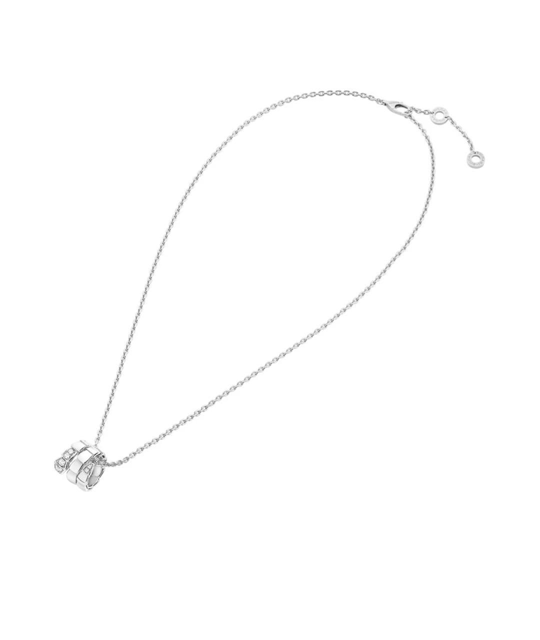 BVLGARI Серебряное колье из белого золота, фото 2