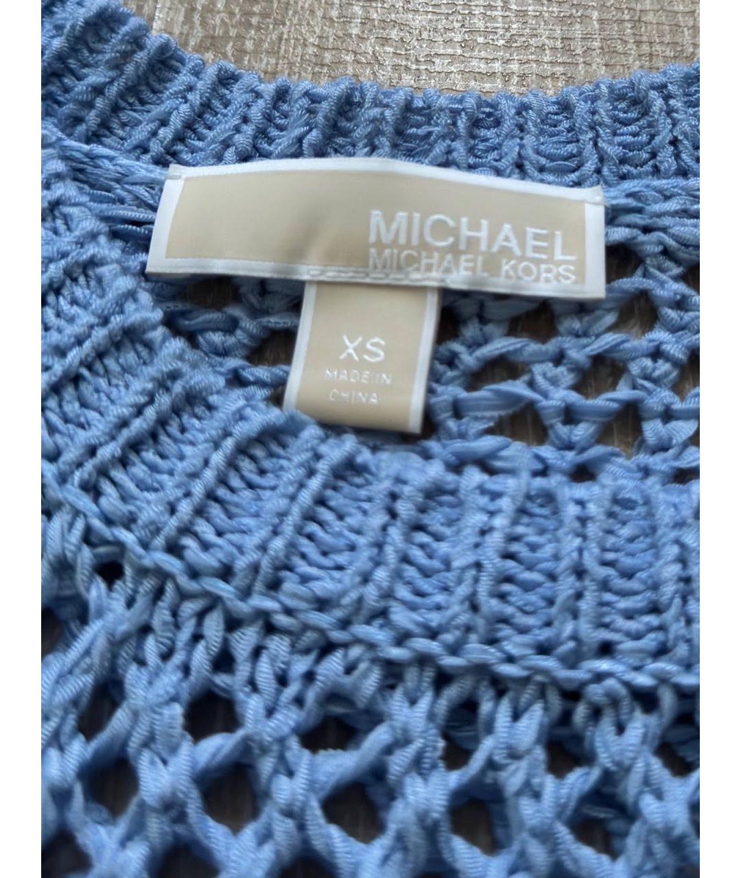 MICHAEL KORS Голубой джемпер / свитер, фото 3