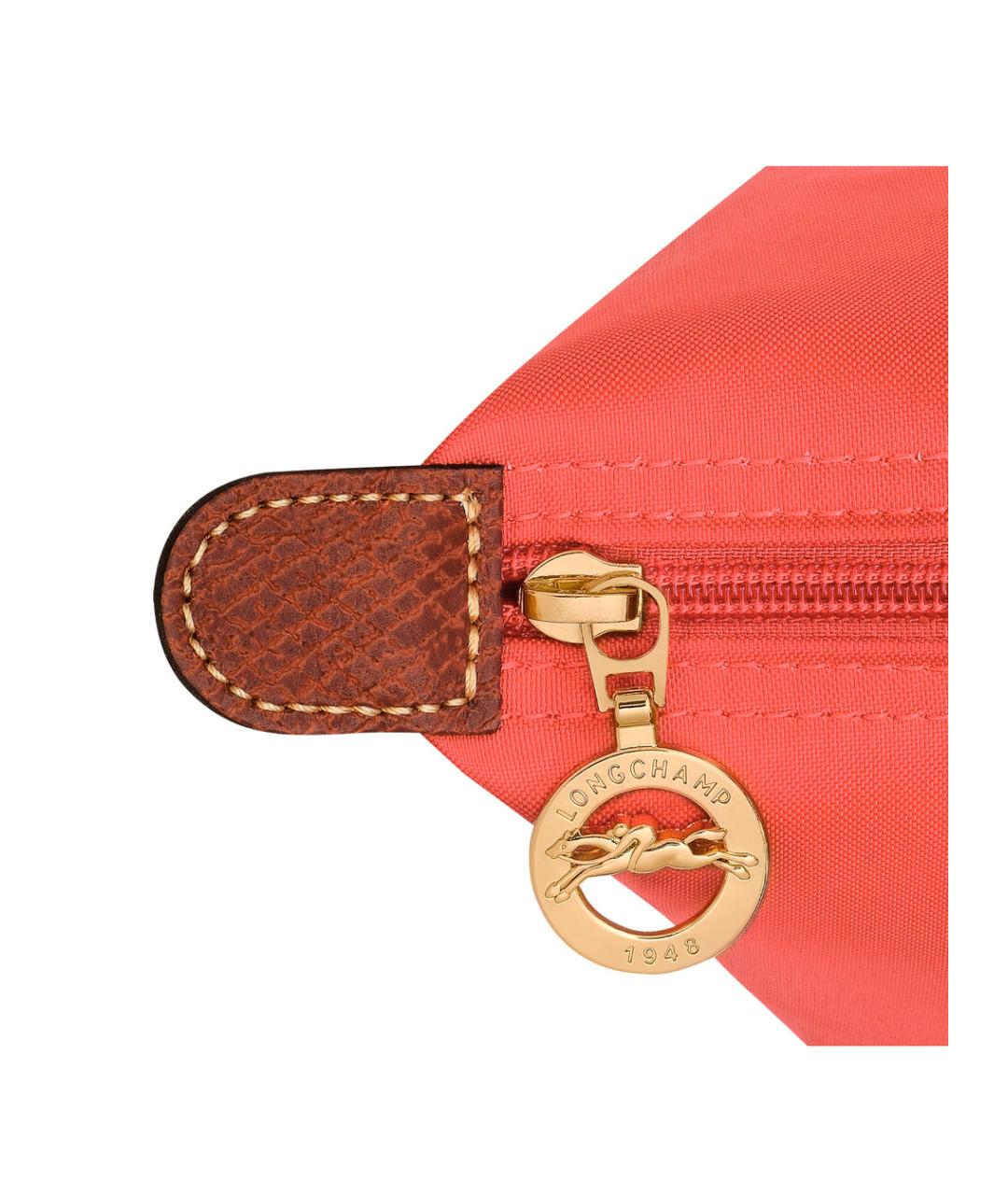 LONGCHAMP Красная тканевая сумка тоут, фото 3