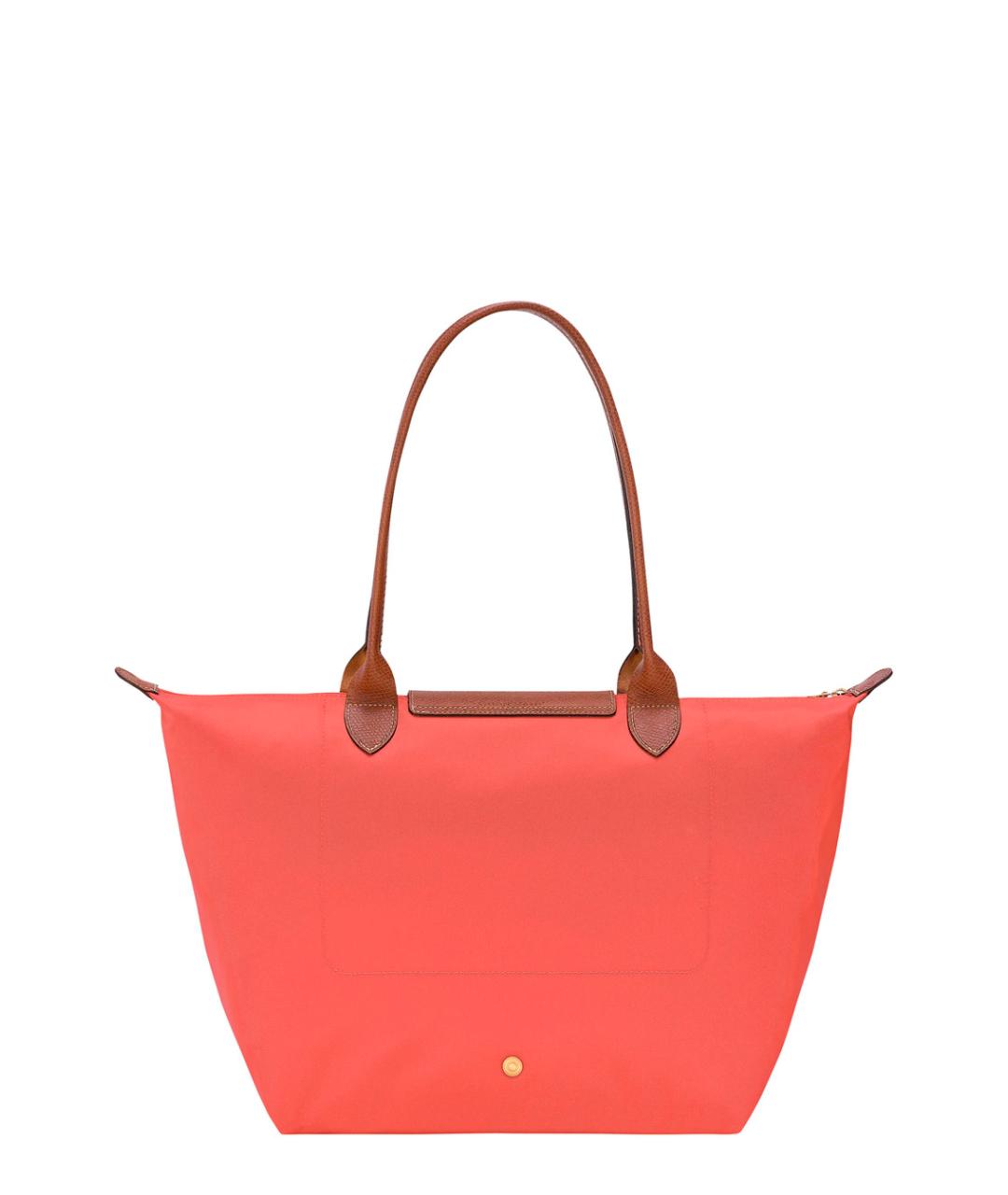 LONGCHAMP Красная тканевая сумка тоут, фото 2