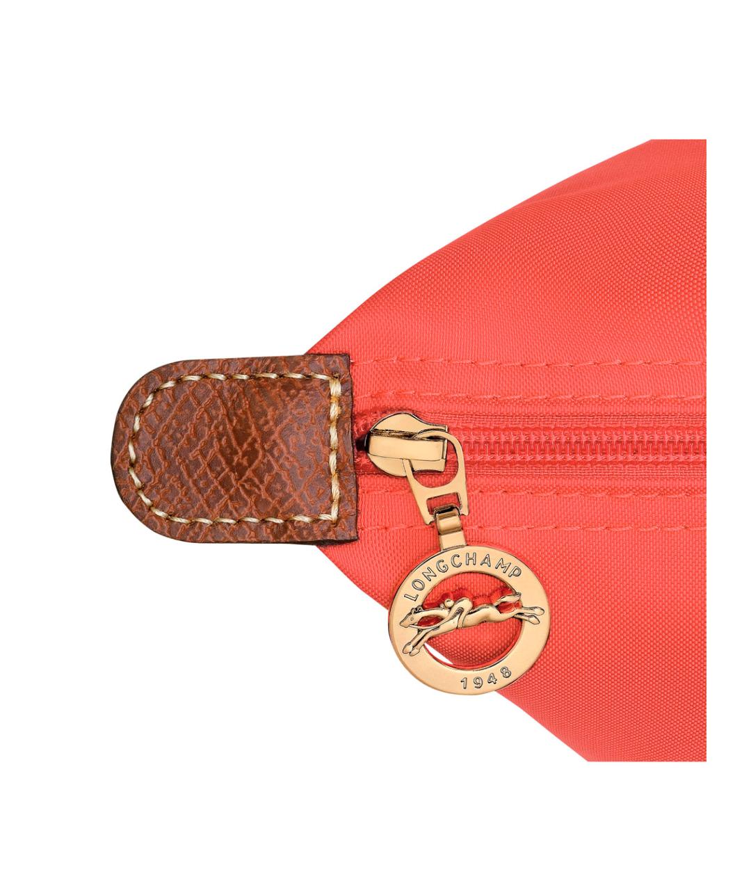 LONGCHAMP Красная тканевая сумка тоут, фото 3