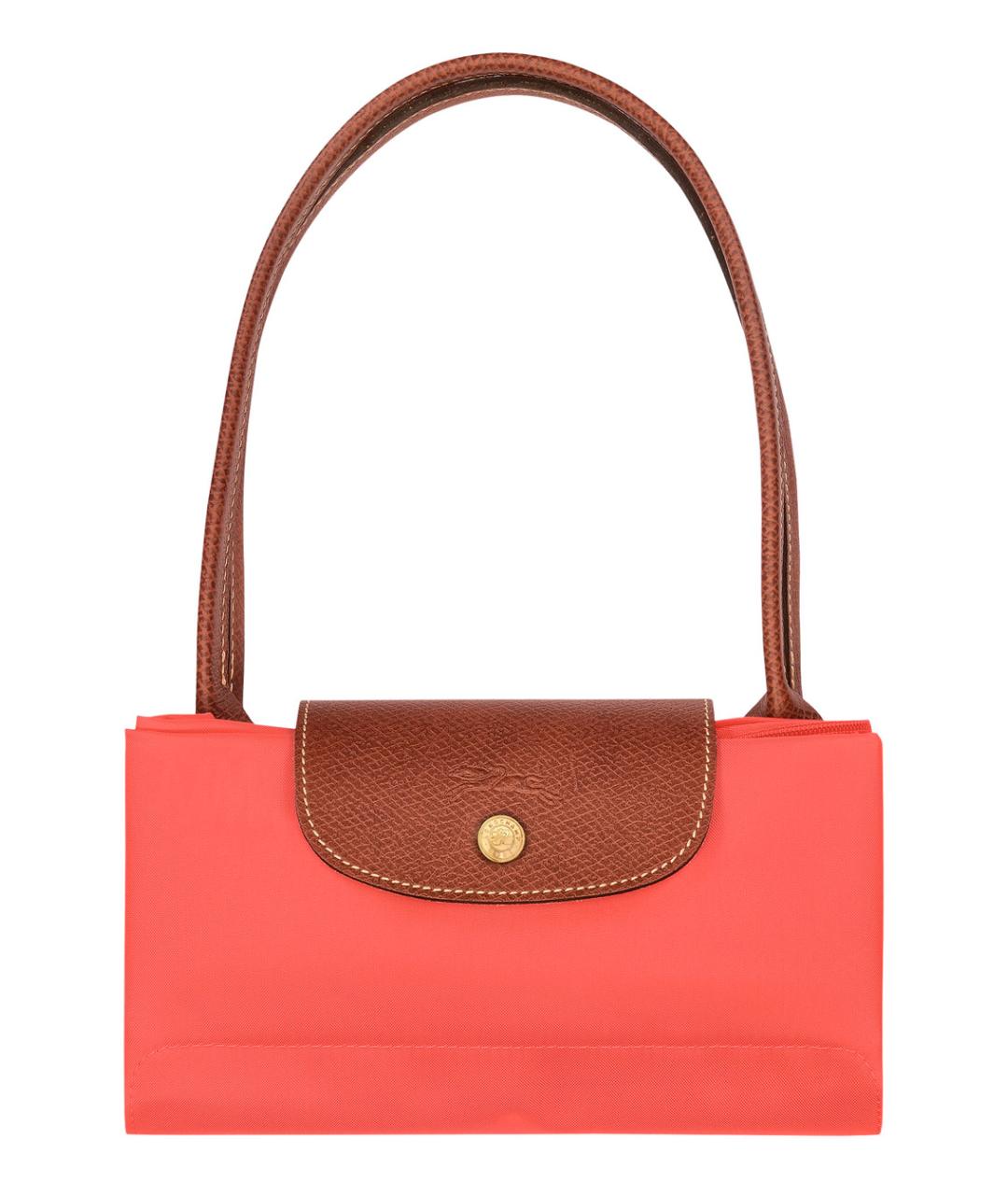 LONGCHAMP Красная тканевая сумка тоут, фото 4