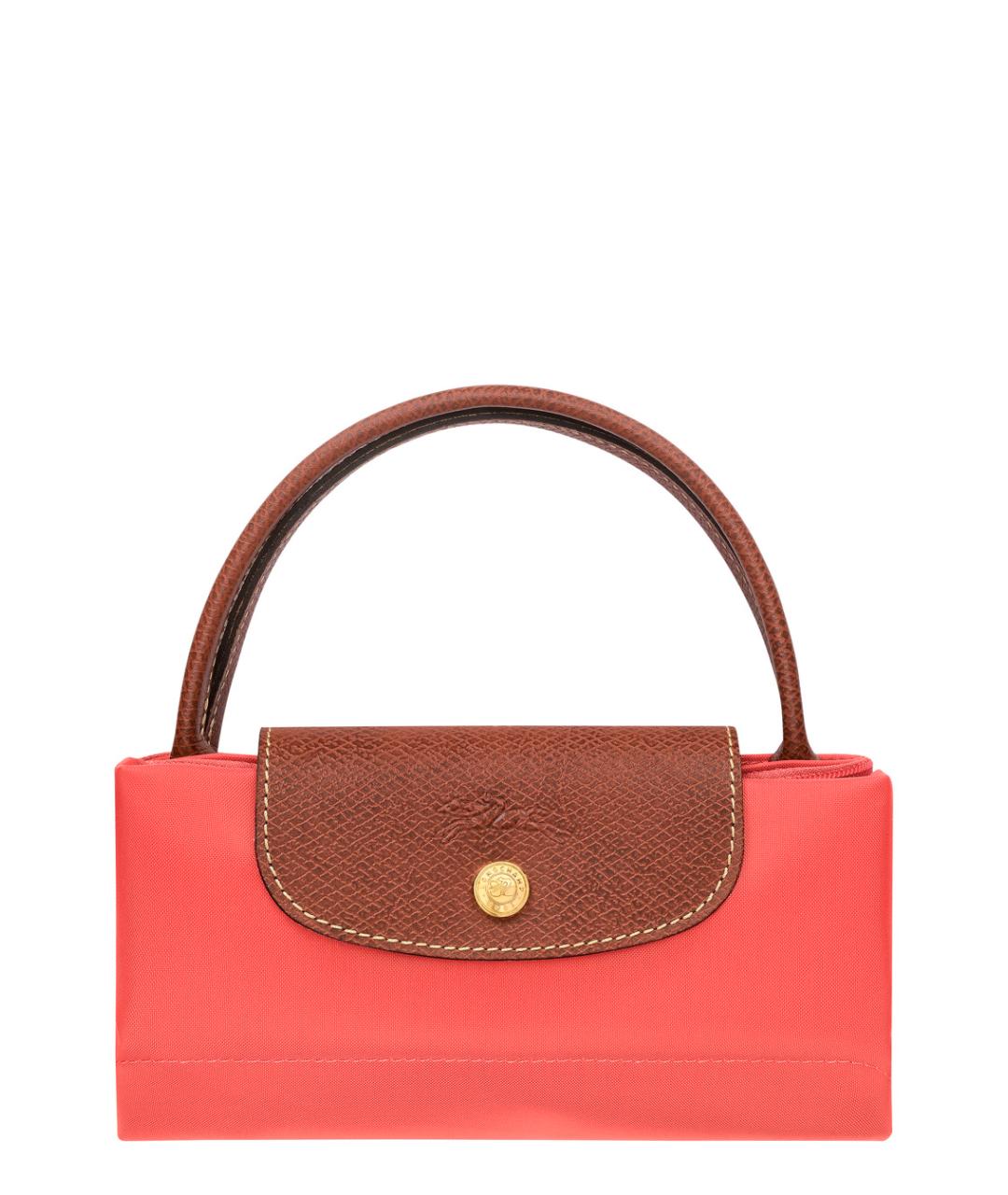LONGCHAMP Красная тканевая сумка тоут, фото 4