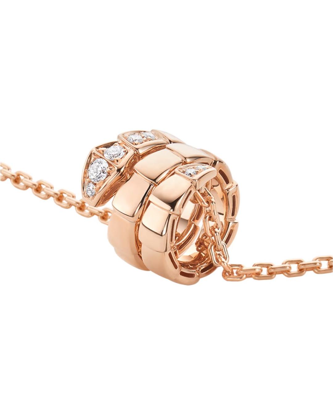 BVLGARI Золотое колье из розового золота, фото 3