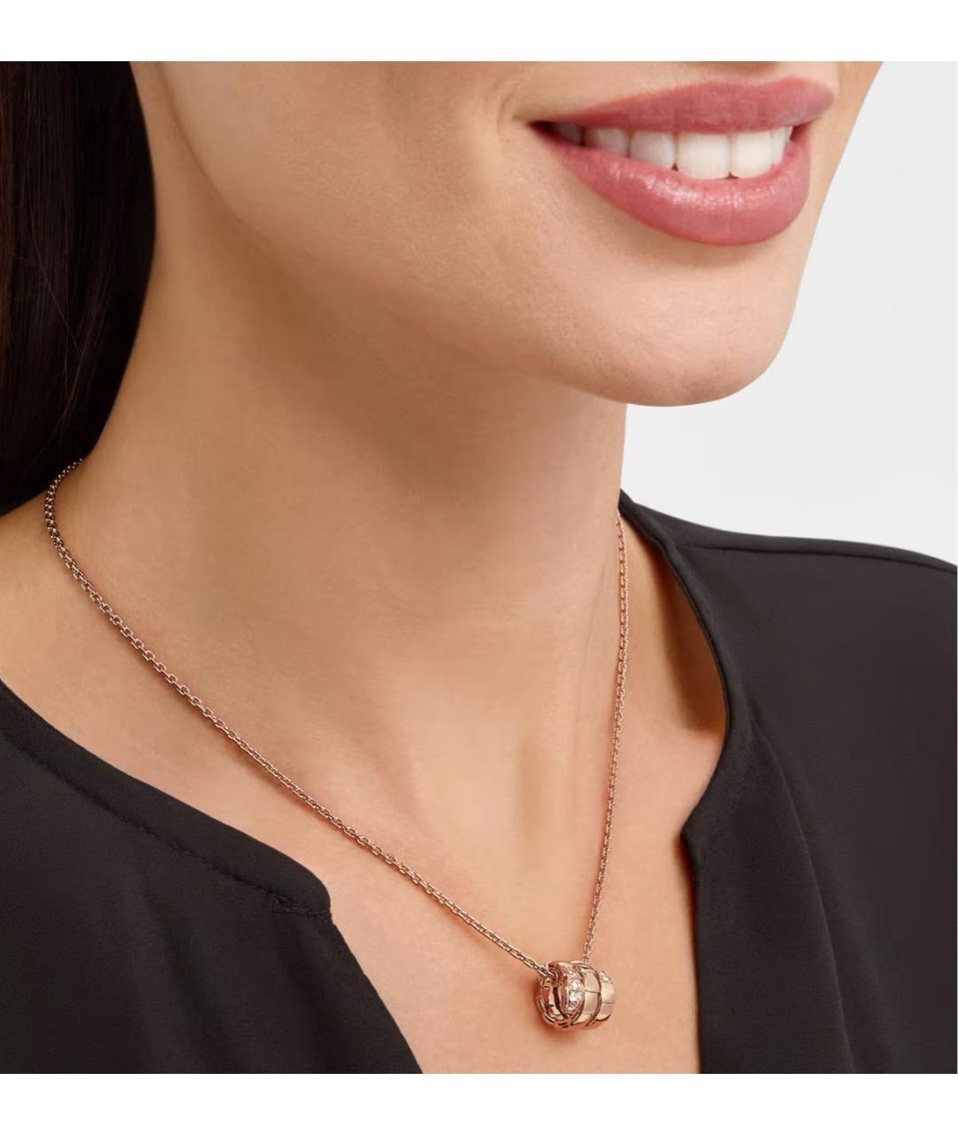 BVLGARI Золотое колье из розового золота, фото 4