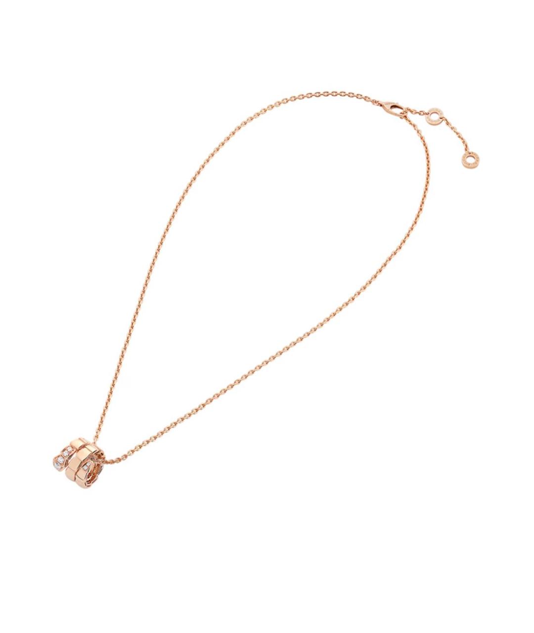 BVLGARI Золотое колье из розового золота, фото 2