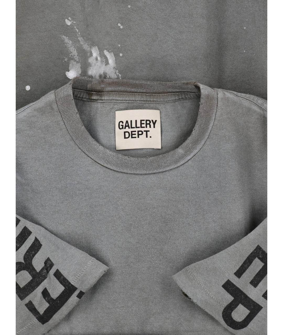Gallery Dept Серая хлопковая футболка, фото 3