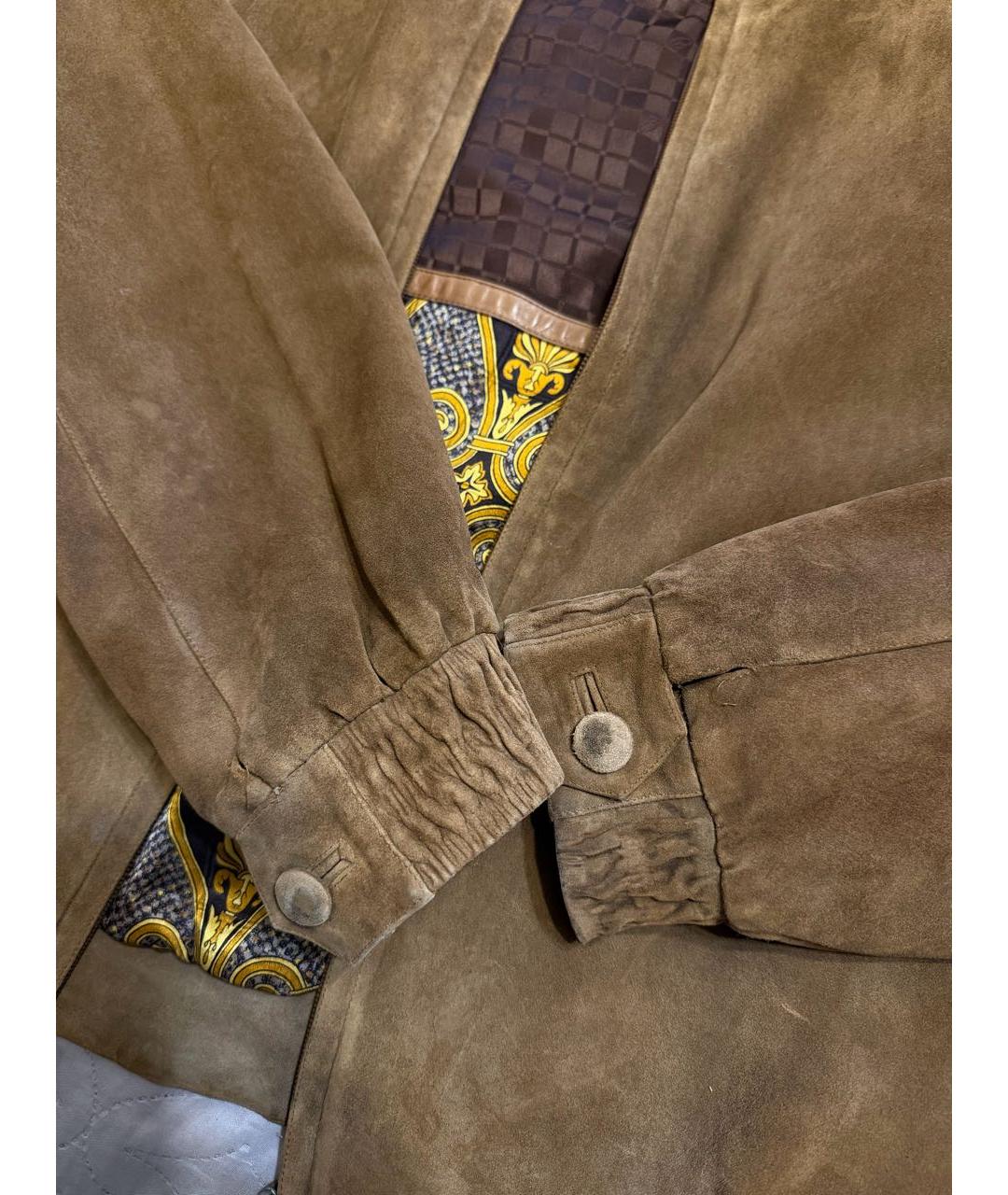 BRIONI Коричневая замшевая куртка, фото 6