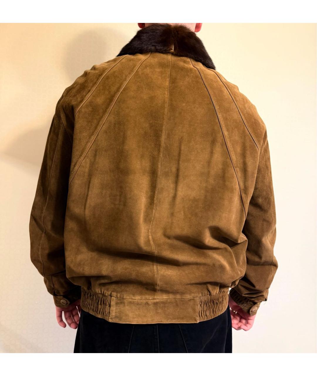 BRIONI Коричневая замшевая куртка, фото 3