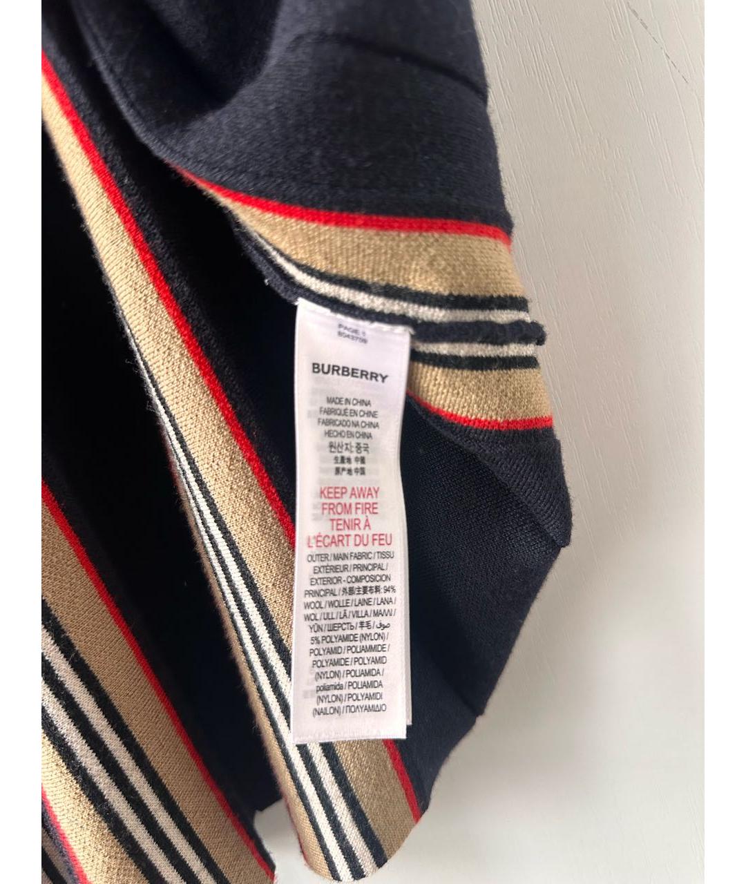 BURBERRY Мульти шерстяная юбка, фото 5