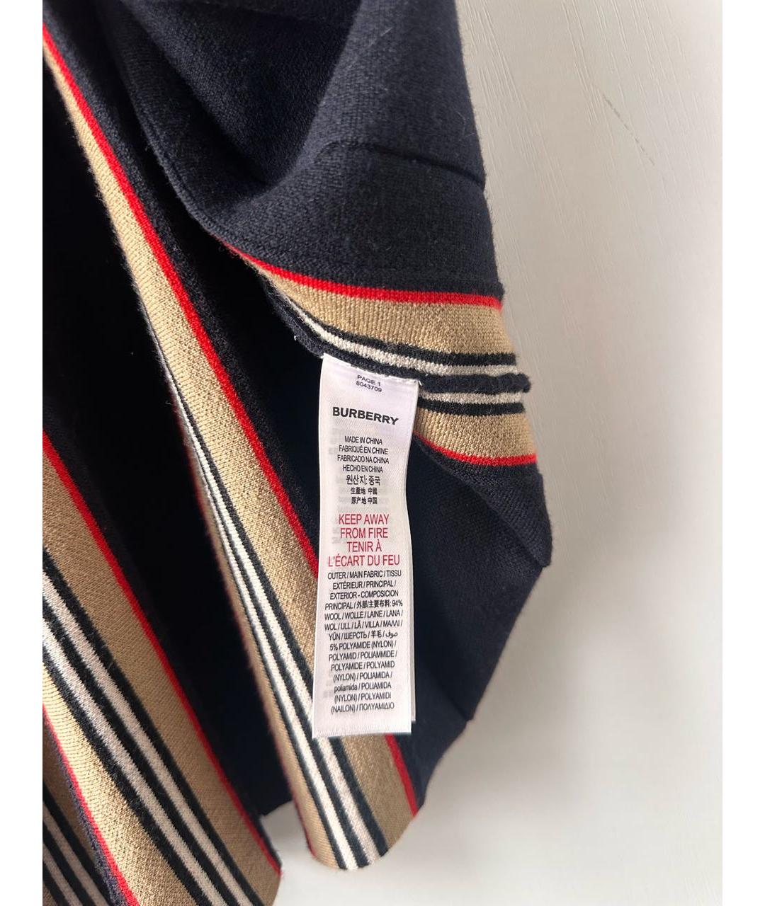 BURBERRY Мульти шерстяная юбка, фото 6