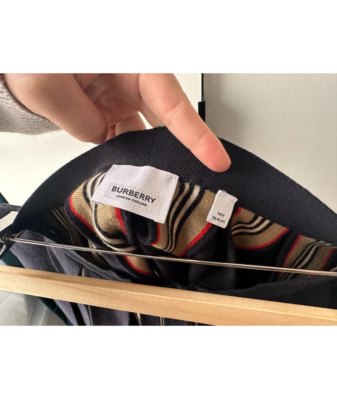 BURBERRY Мульти шерстяная юбка, фото 3