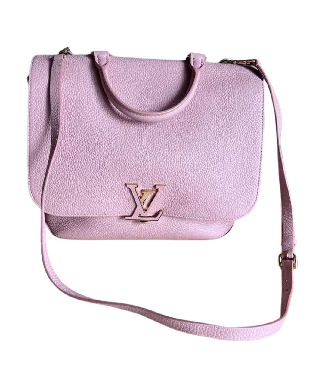 LOUIS VUITTON Розовая кожаная сумка через плечо, фото 1