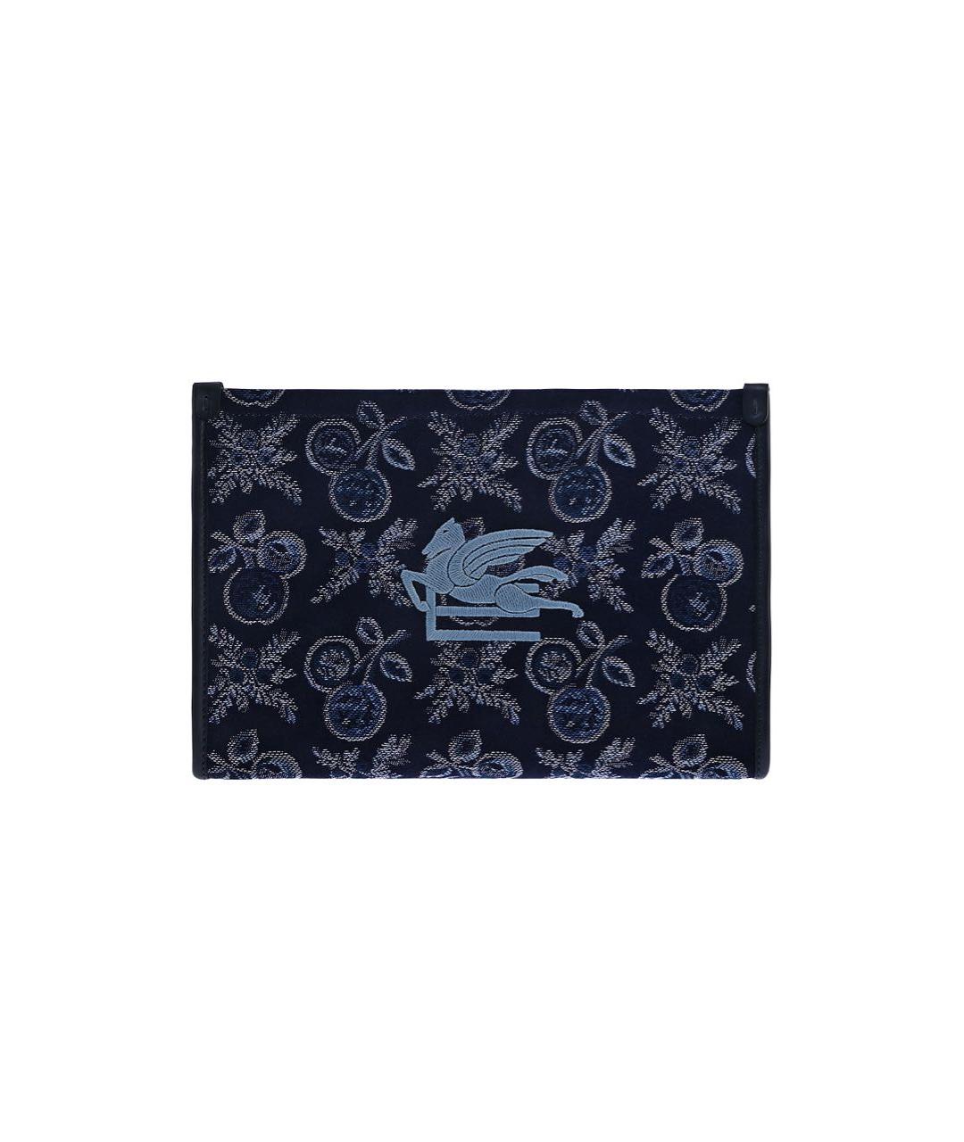 ETRO Синяя хлопковая косметичка, фото 1