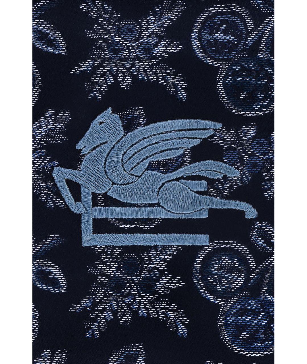 ETRO Синяя хлопковая косметичка, фото 4