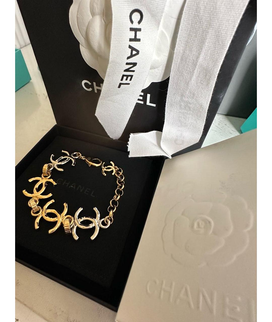 CHANEL Золотой браслет, фото 3