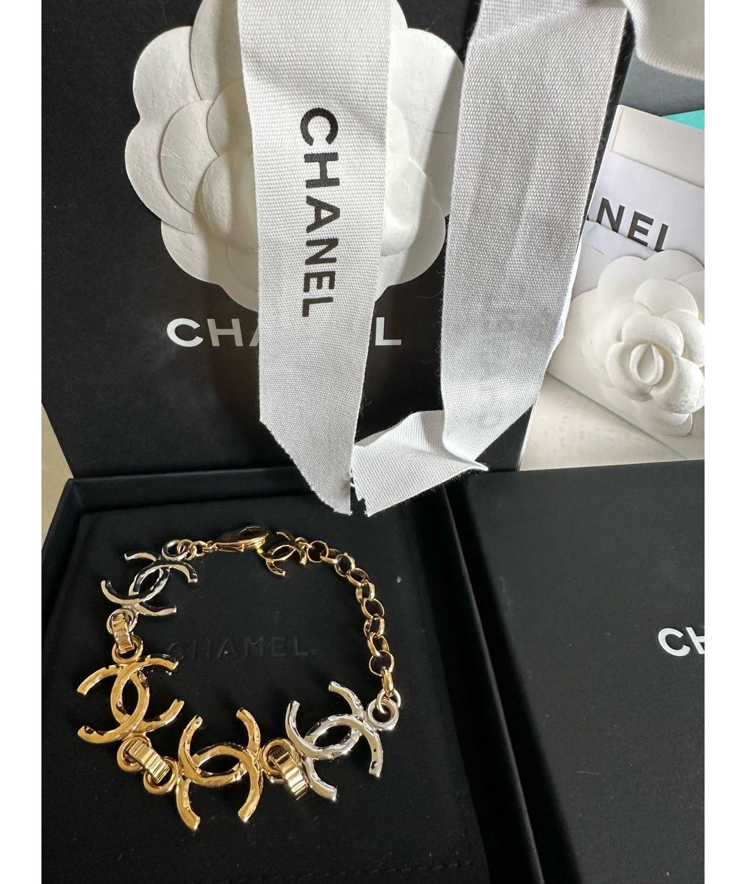 CHANEL Золотой браслет, фото 2