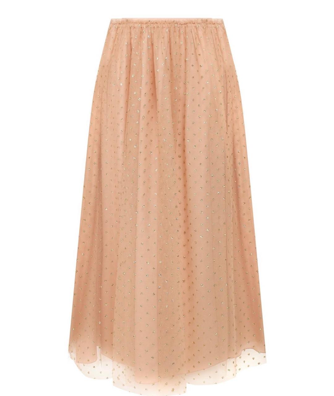 RED VALENTINO Коралловая юбка миди, фото 1