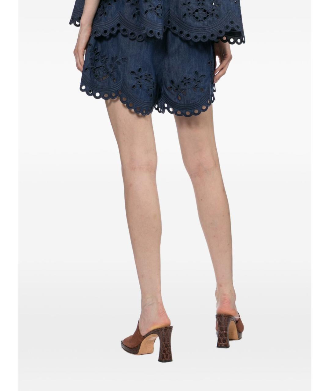 ZIMMERMANN Синие деним шорты, фото 3