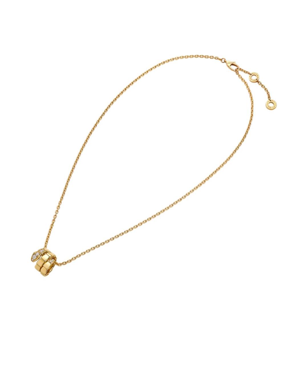 BVLGARI Золотое колье из желтого золота, фото 2