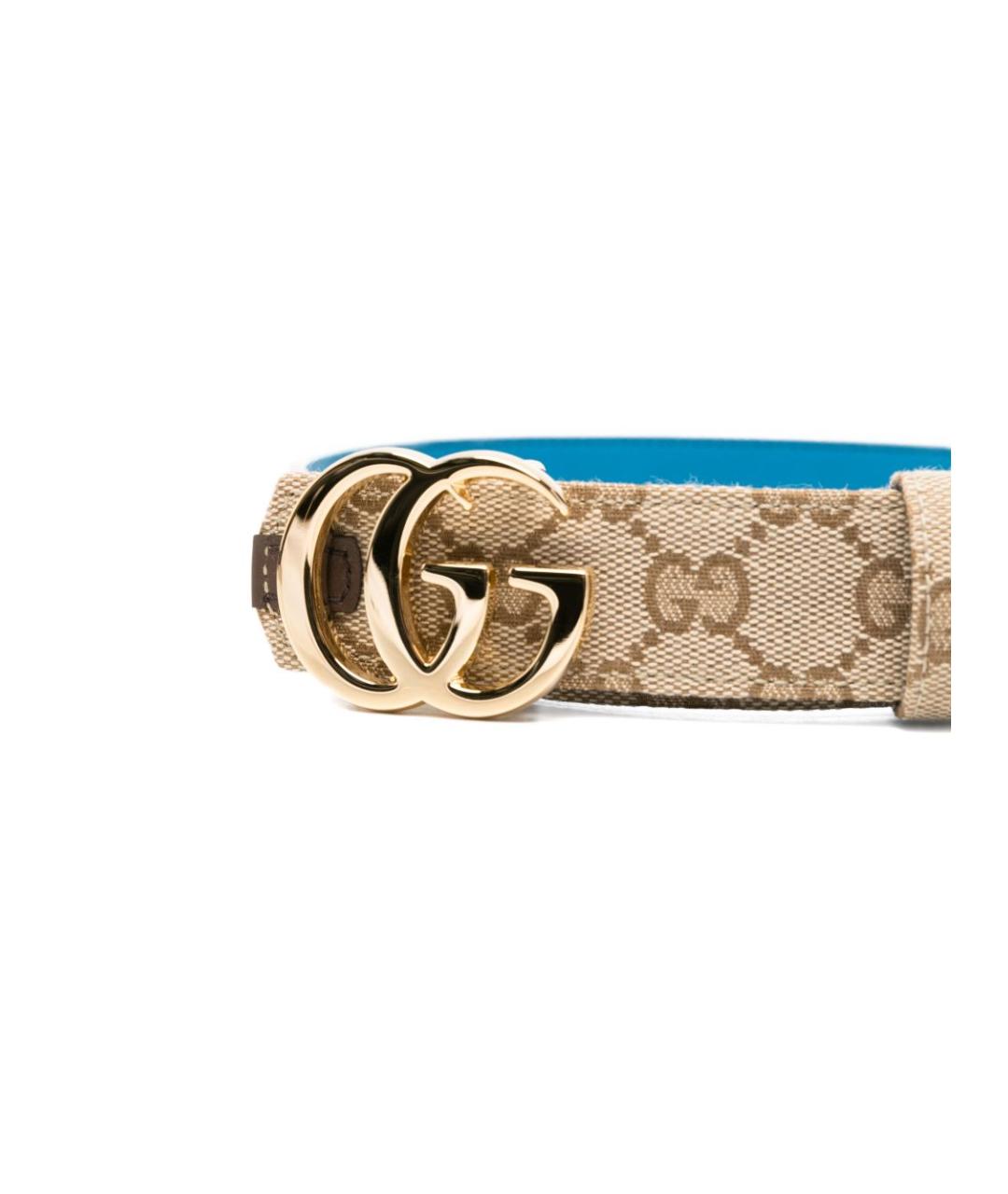GUCCI Бежевый ремень, фото 3
