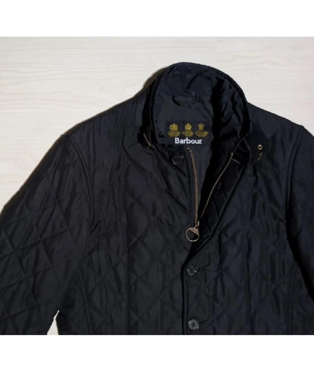 BARBOUR Черная синтетическая куртка, фото 2