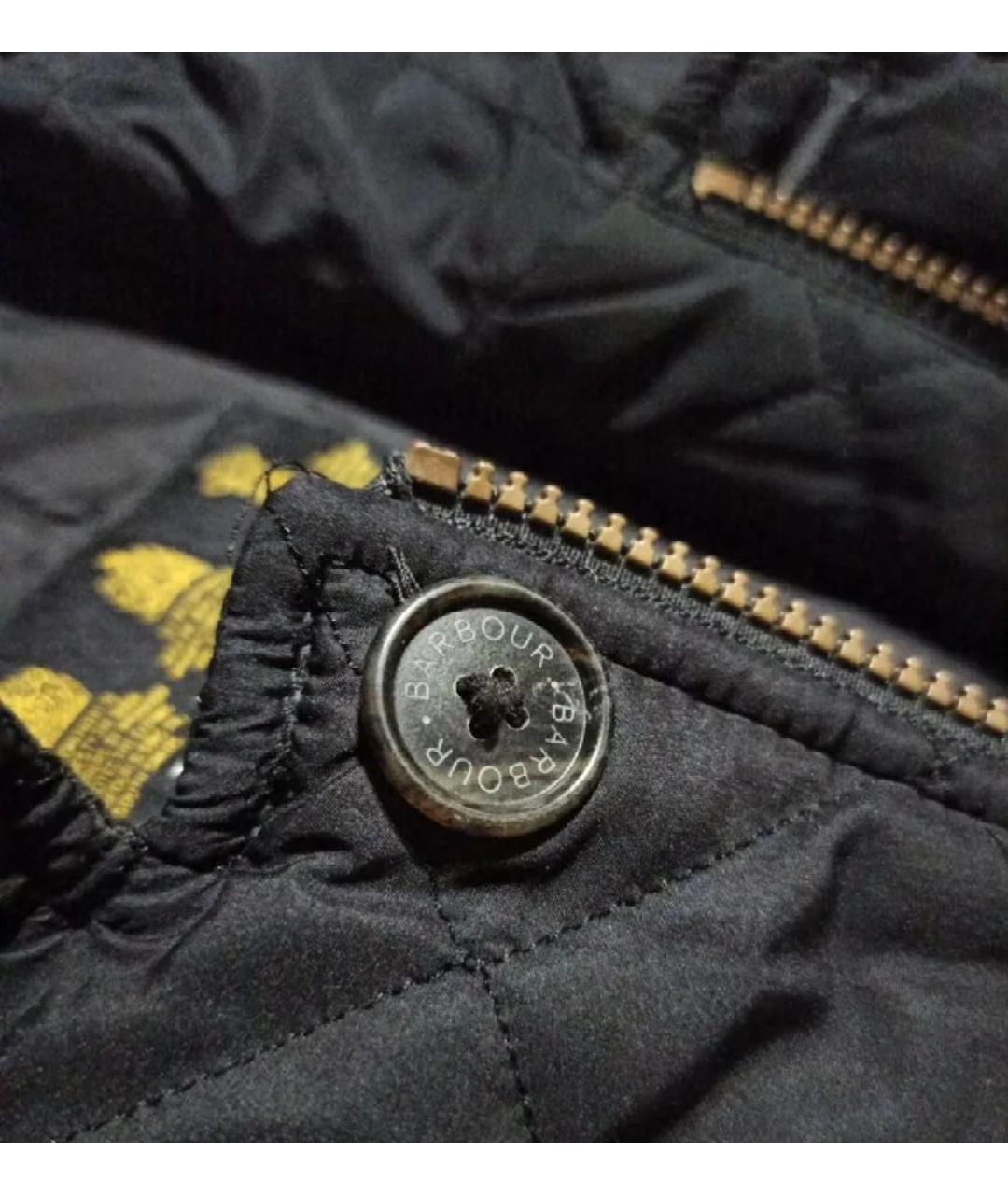 BARBOUR Черная синтетическая куртка, фото 5