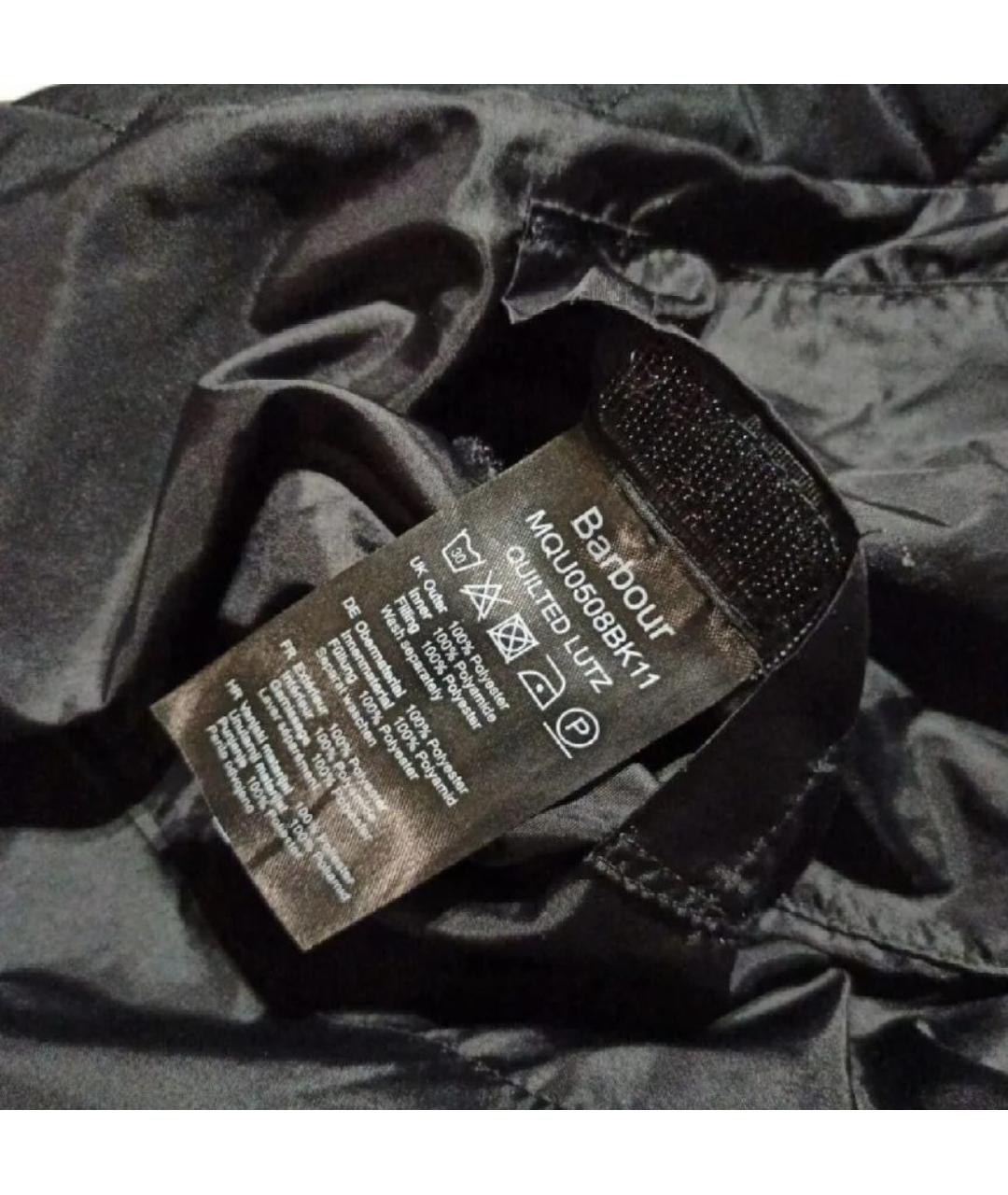 BARBOUR Черная синтетическая куртка, фото 6