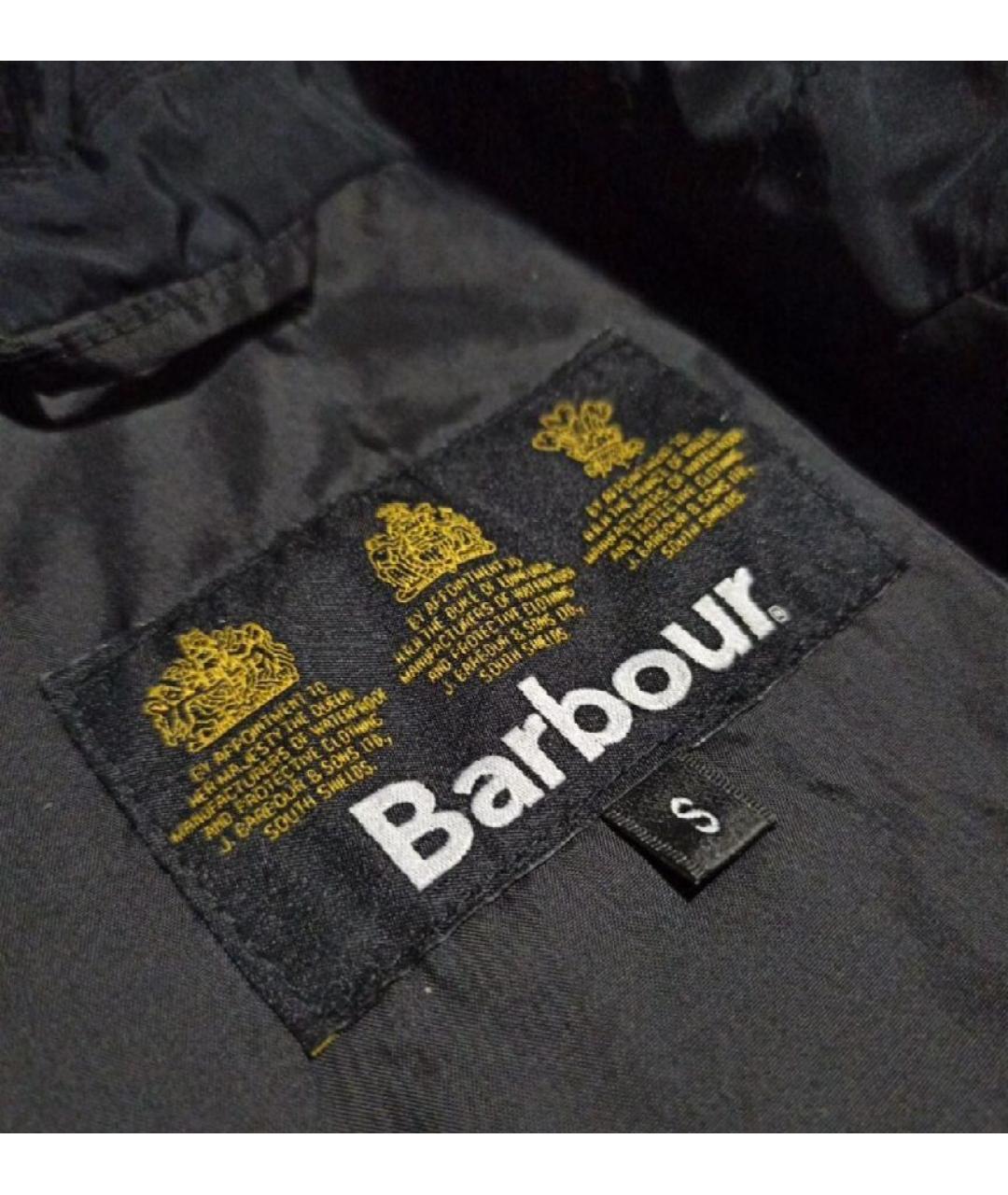 BARBOUR Черная синтетическая куртка, фото 4