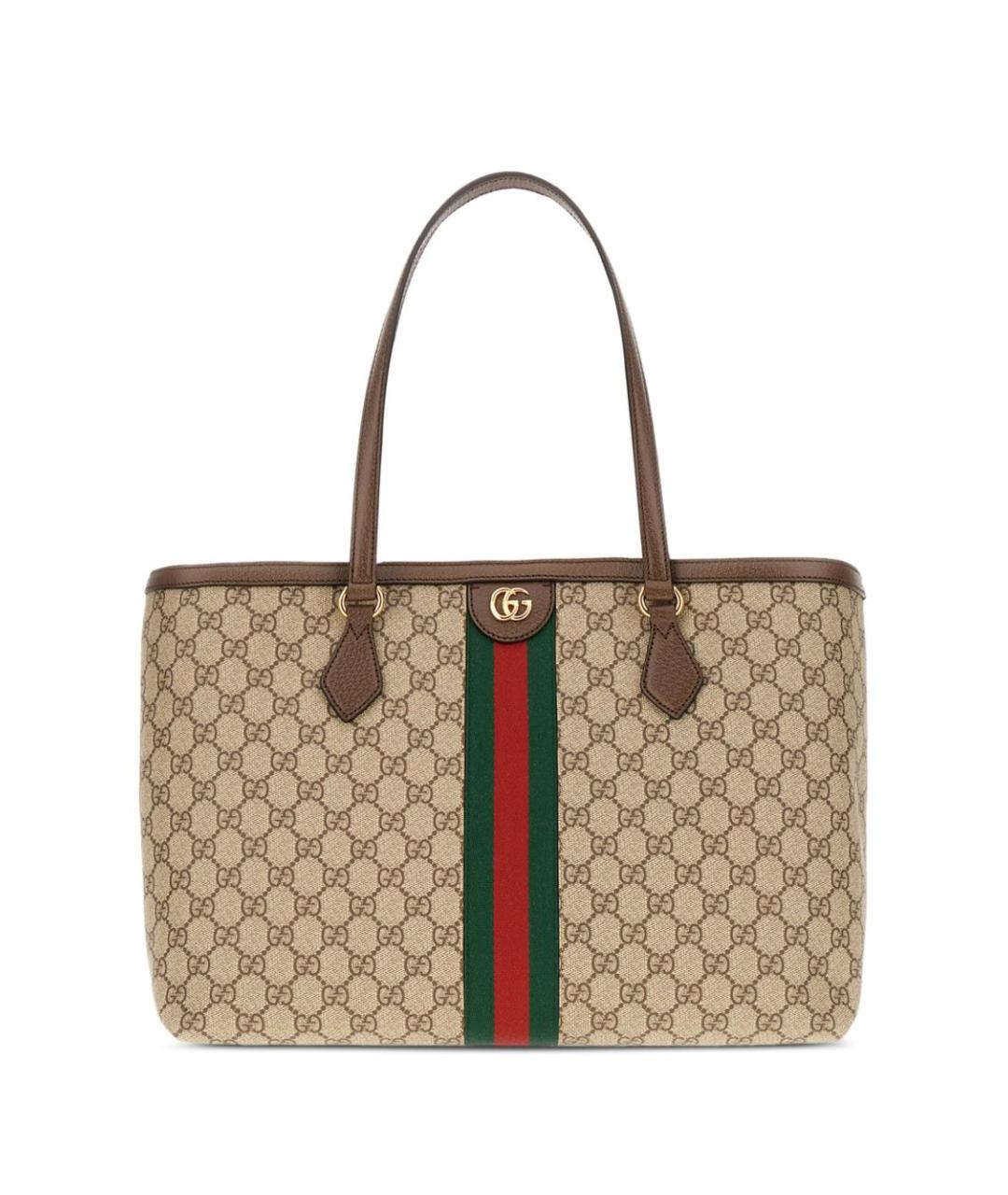GUCCI Бежевая сумка тоут, фото 1