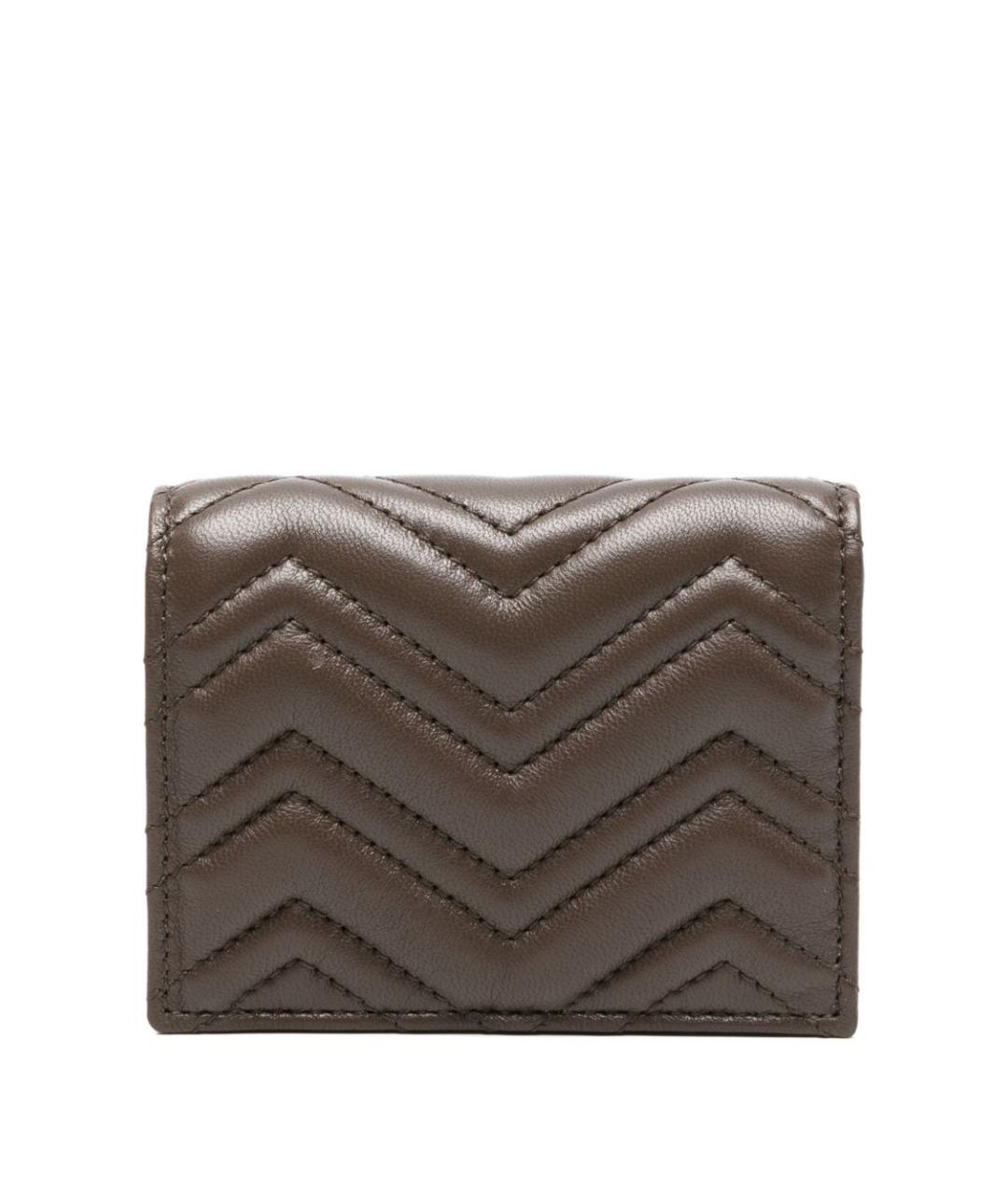 GUCCI Коричневый кожаный кошелек, фото 3