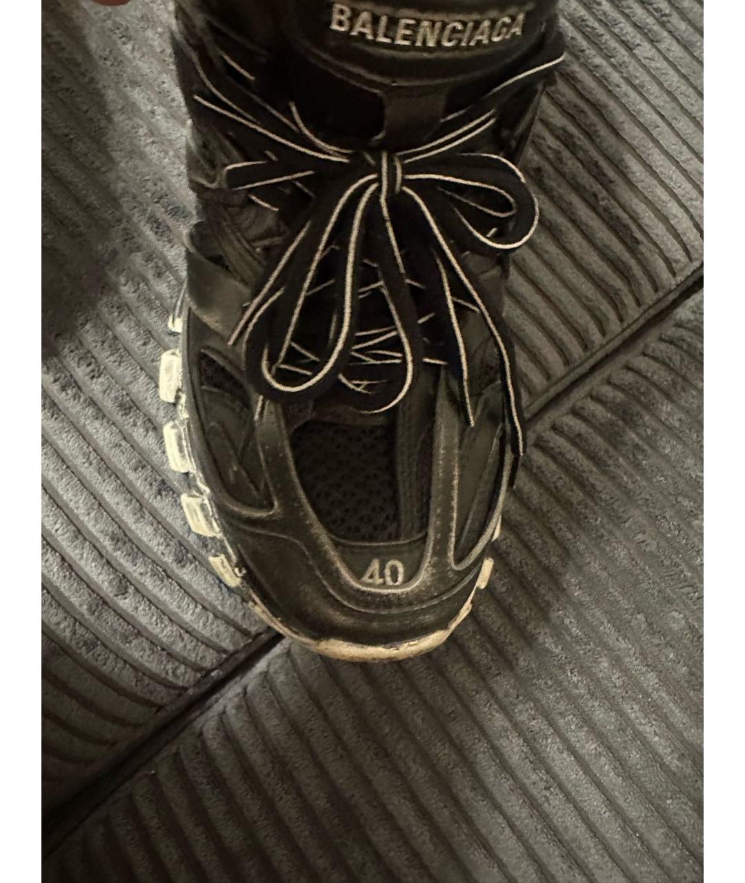 BALENCIAGA Черные кроссовки, фото 3