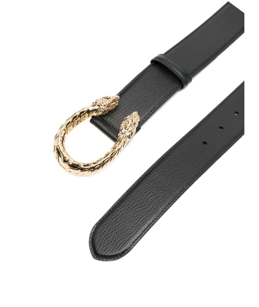 GUCCI Черный кожаный ремень, фото 3
