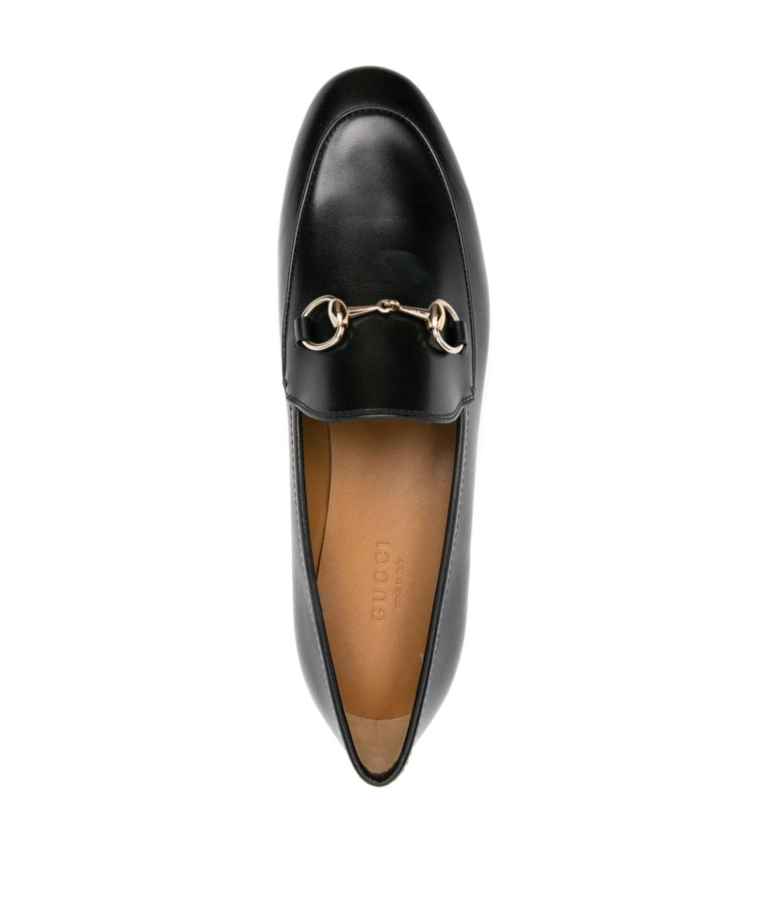 GUCCI Черные кожаные лоферы, фото 2