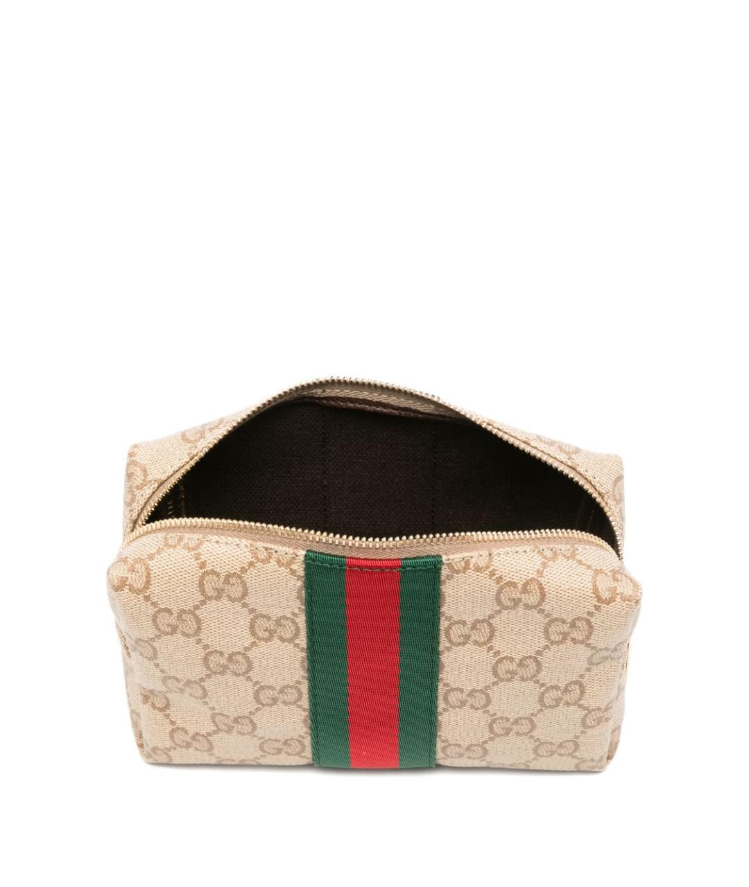 GUCCI Бежевая косметичка, фото 2
