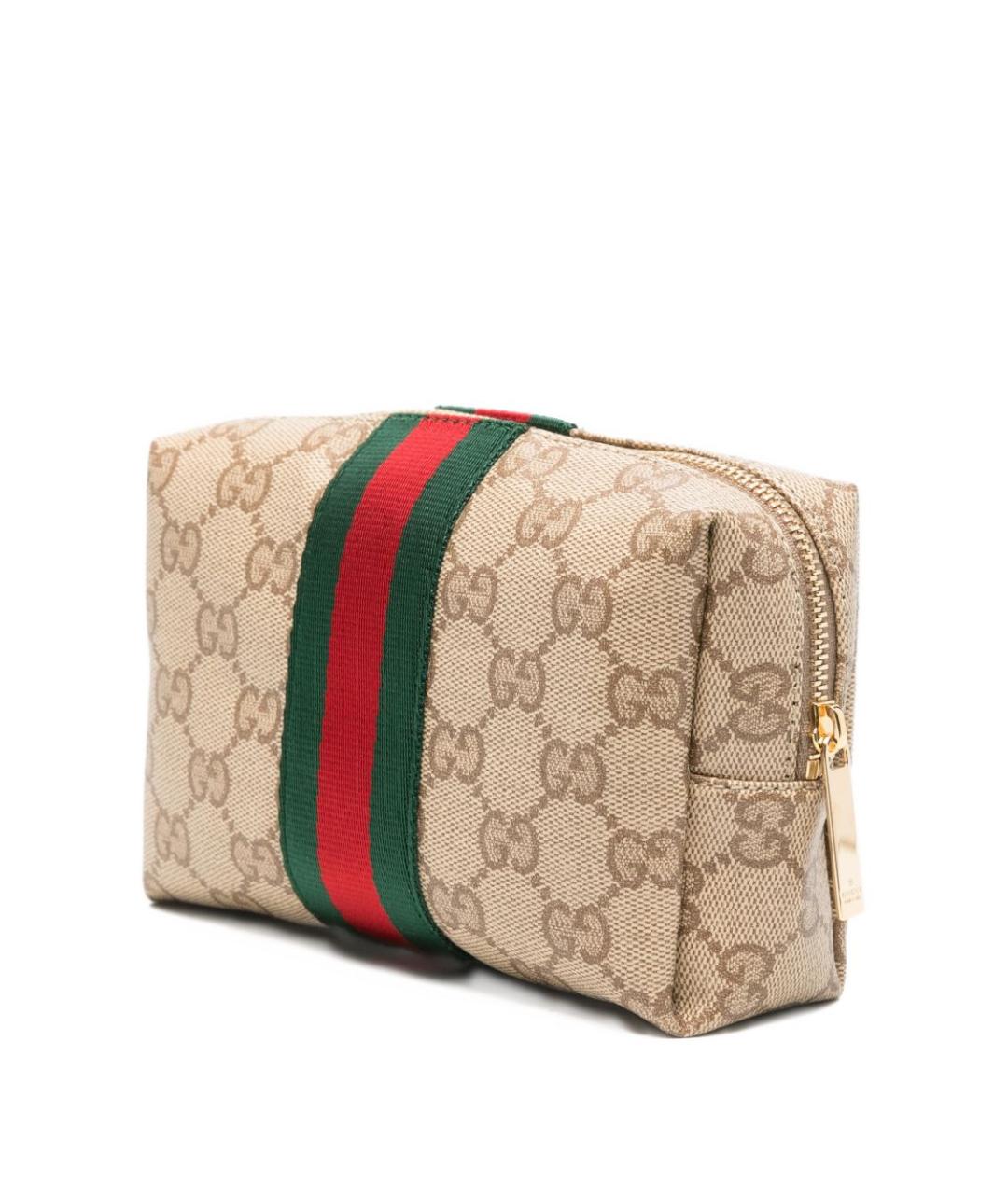GUCCI Бежевая косметичка, фото 3