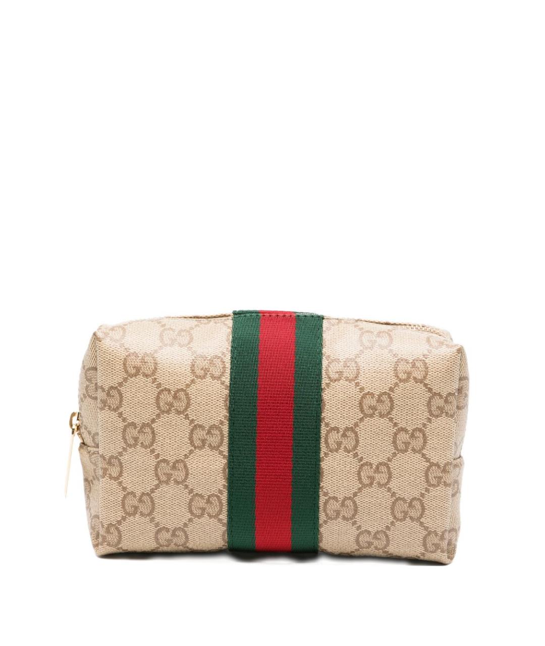 GUCCI Бежевая косметичка, фото 1