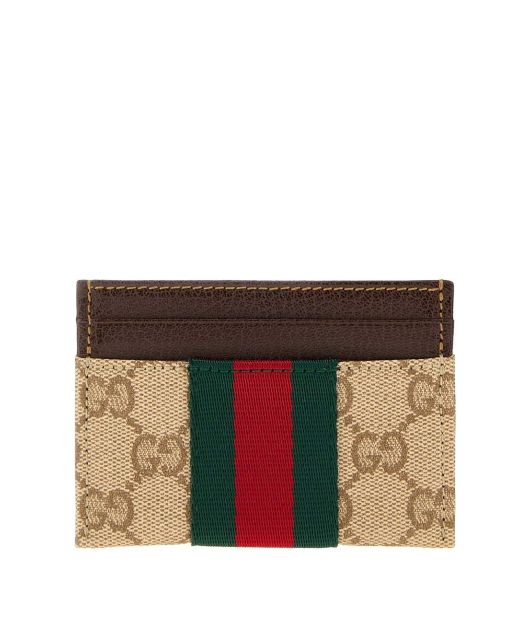 GUCCI Бежевый кардхолдер, фото 1