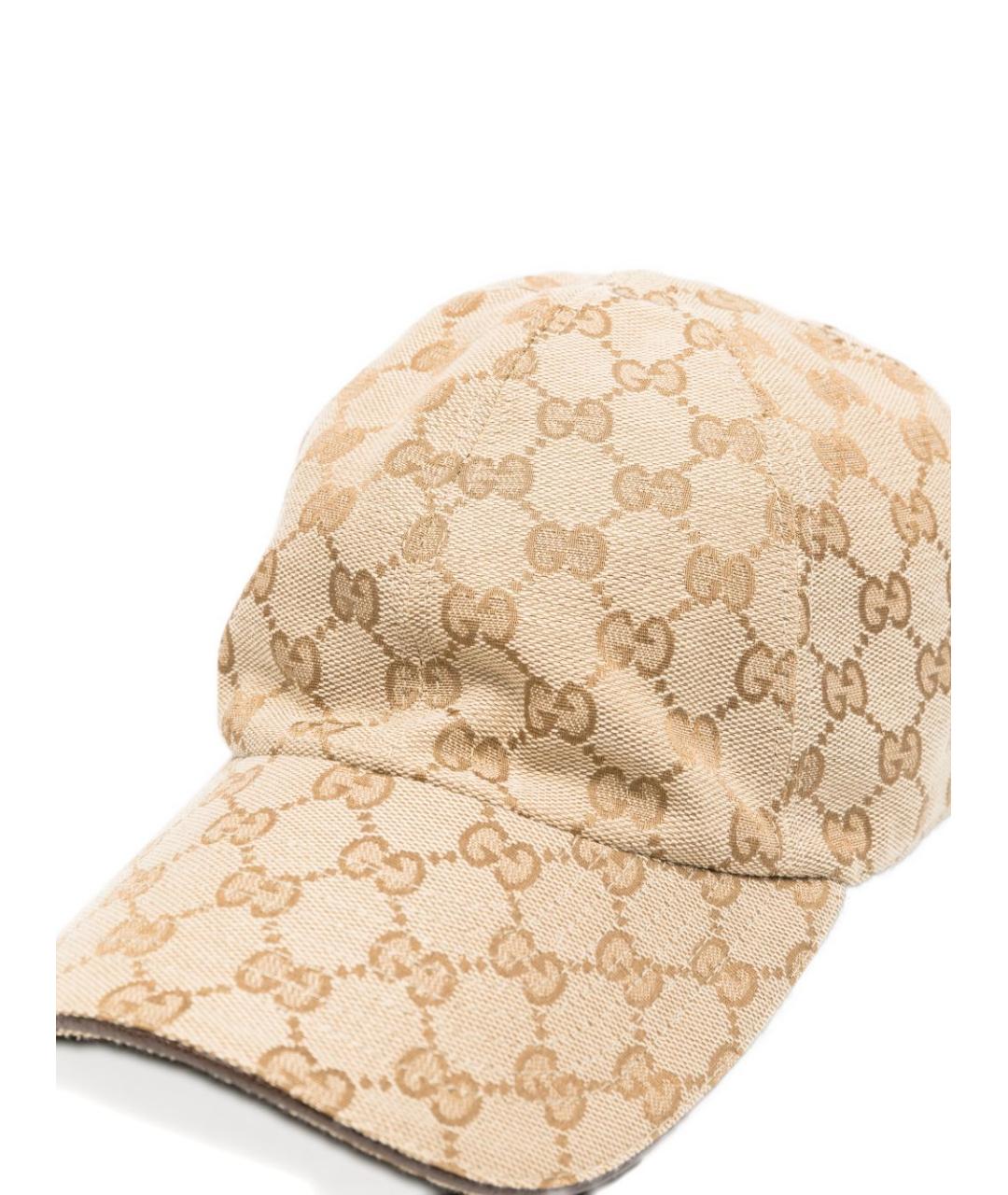 GUCCI Бежевая кепка, фото 2