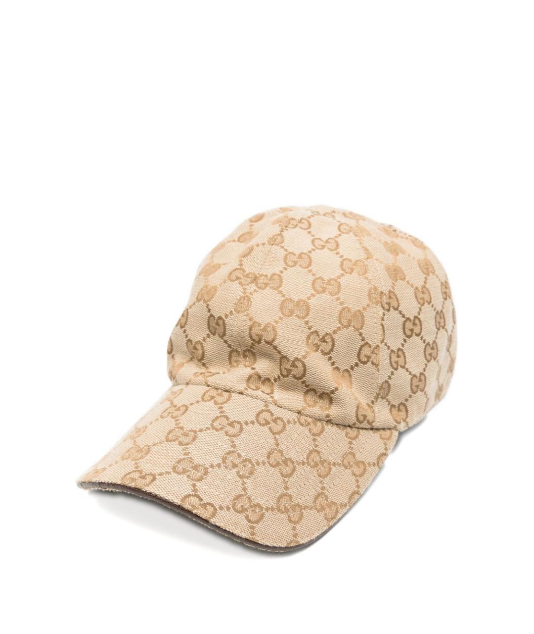 GUCCI Бежевая кепка, фото 1