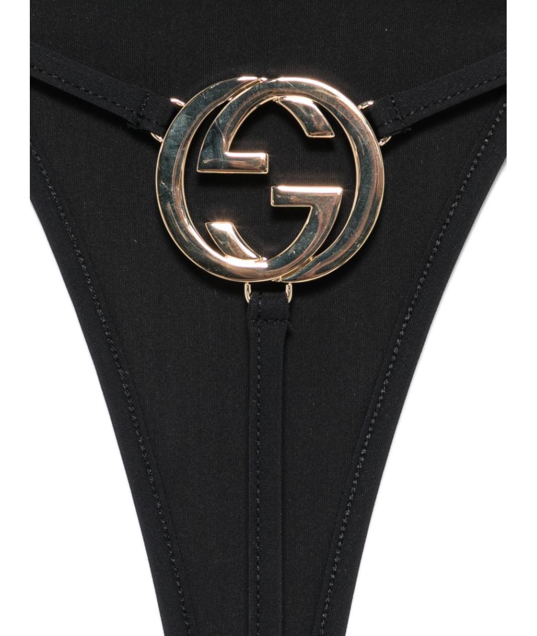 GUCCI Черный купальник, фото 2
